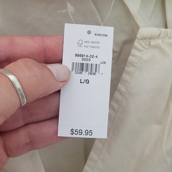 GAP Women's Short Puff Sleeve Top Blouse Shirt - Picture 5 of 6